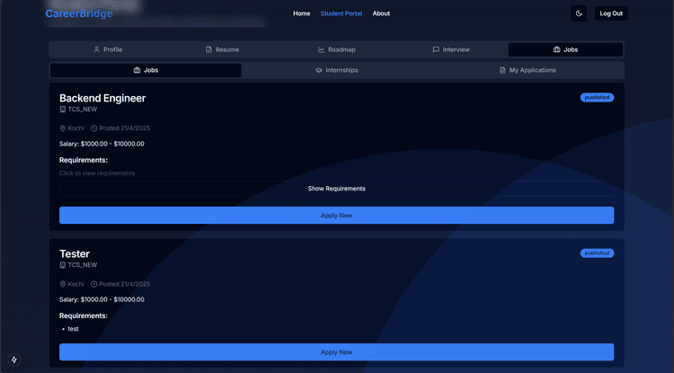 CAREER-BRIDGE screenshot 1